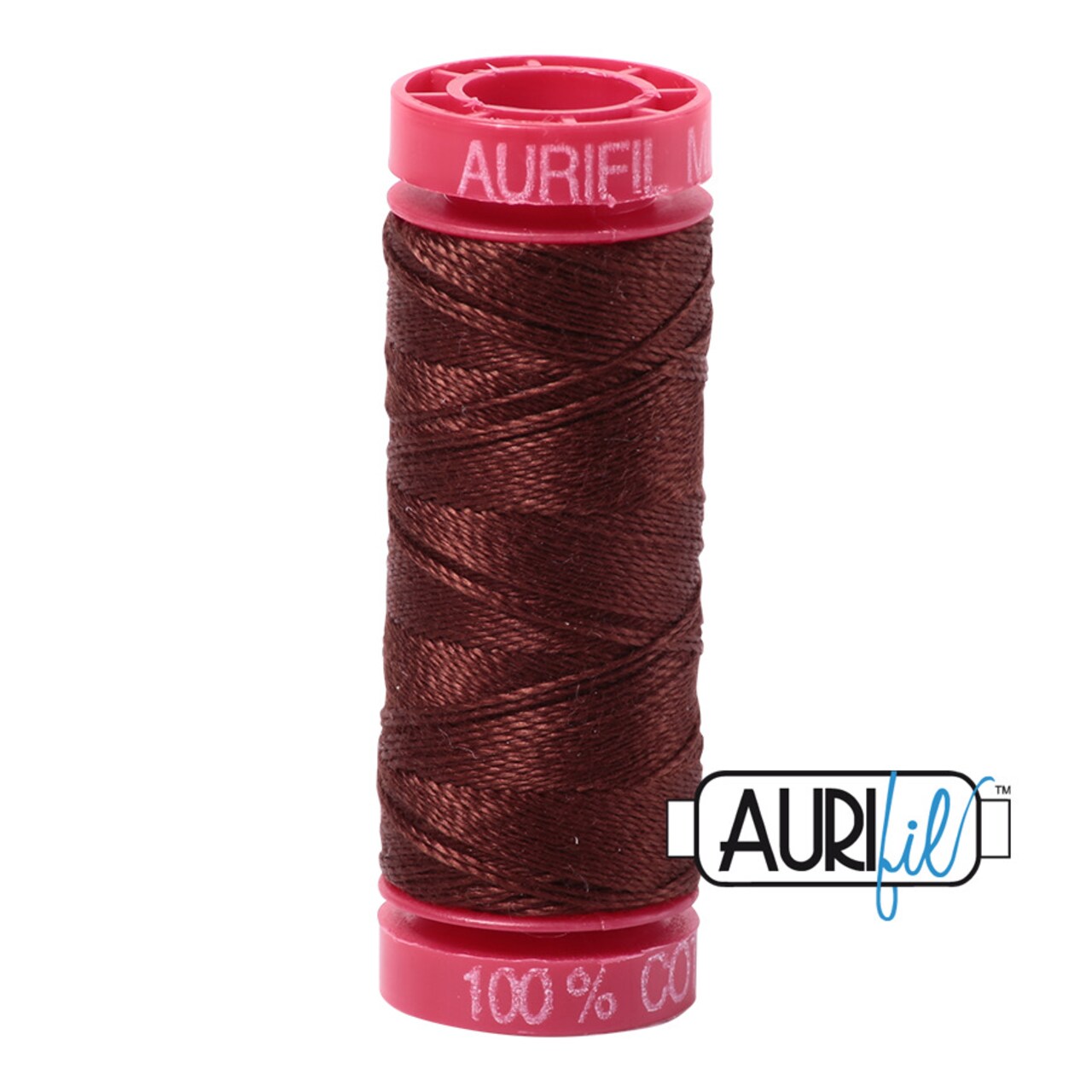 Chocolate (2360) | 12wt Small Spool (50M / 54Y) | Aurifil Thread